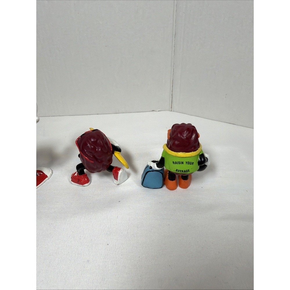 Vintage California Raisins PVC Figure Lot Holiday‎ Vacation Sunglasses Applause - Picture 7 of 8